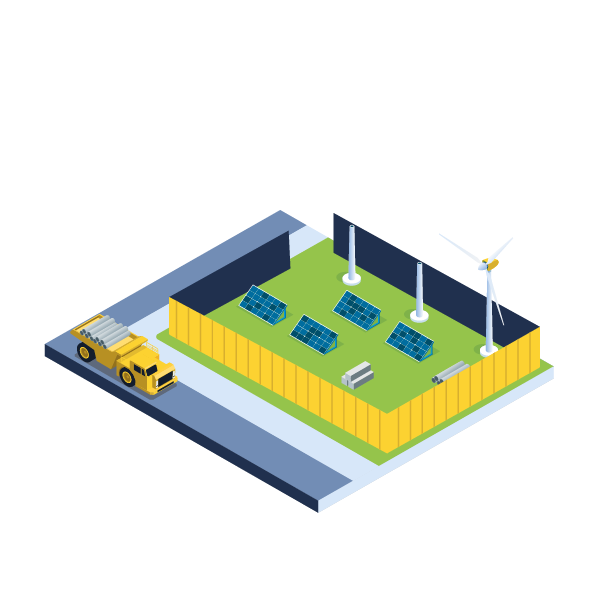 Renewable energy illustration
