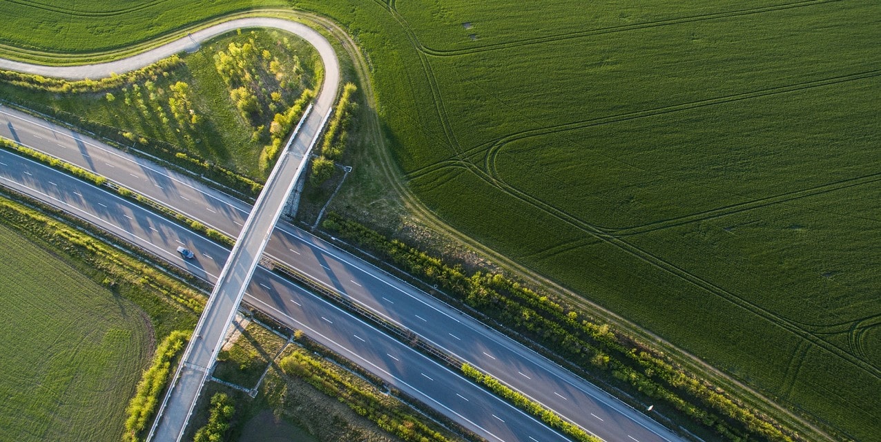 visual of a road